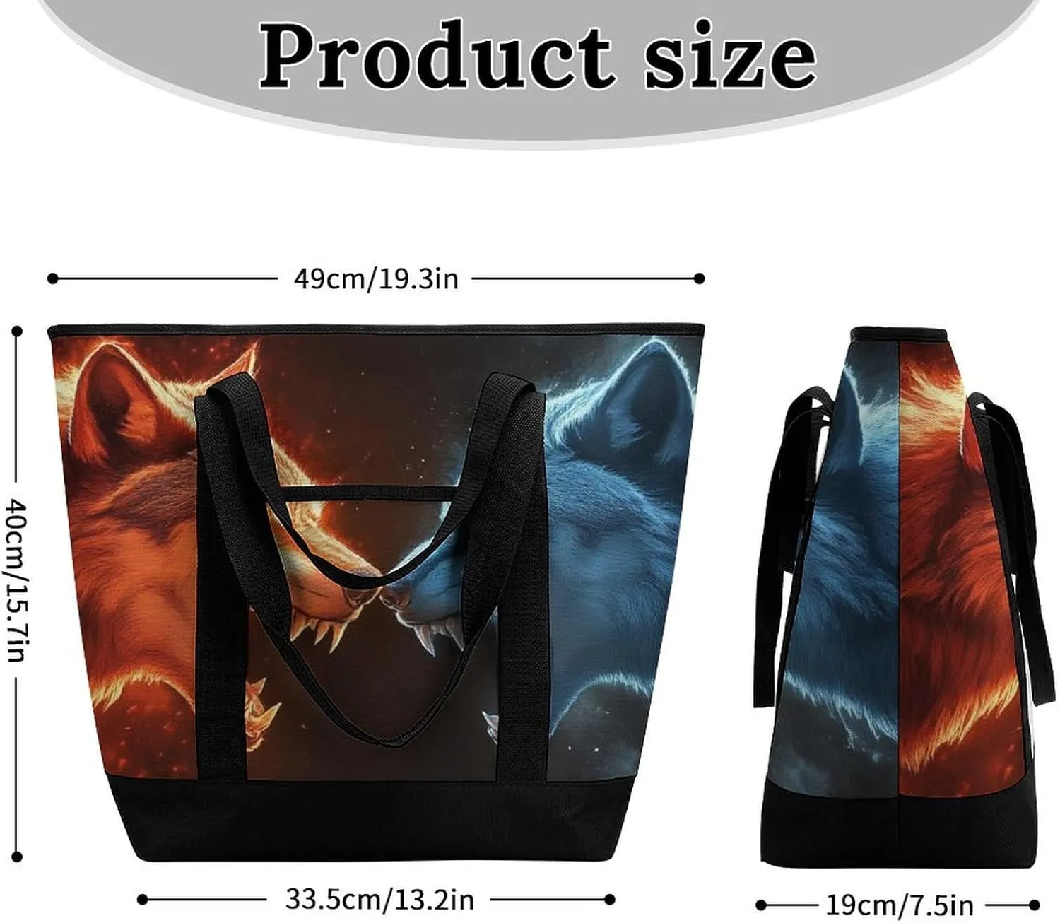 Fashionable Large Thermal Tote Bag Insulated Work/Commute Bag For Women & Men