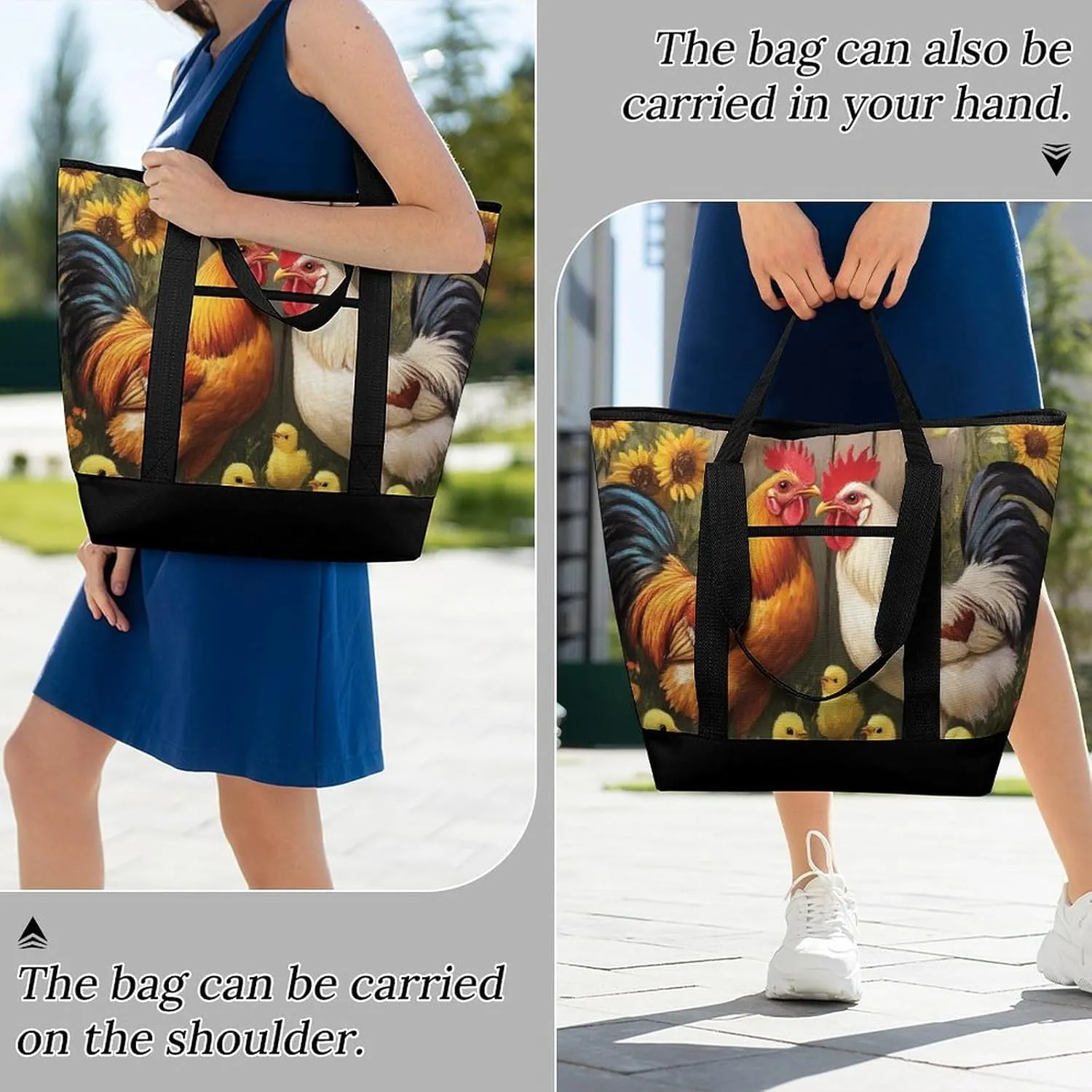 Fashionable Large Thermal Tote Bag Insulated Work/Commute Bag For Women & Men