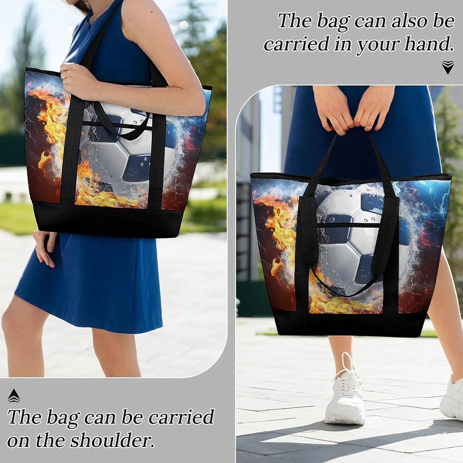 Fashionable Large Thermal Tote Bag Insulated Work/Commute Bag For Women & Men