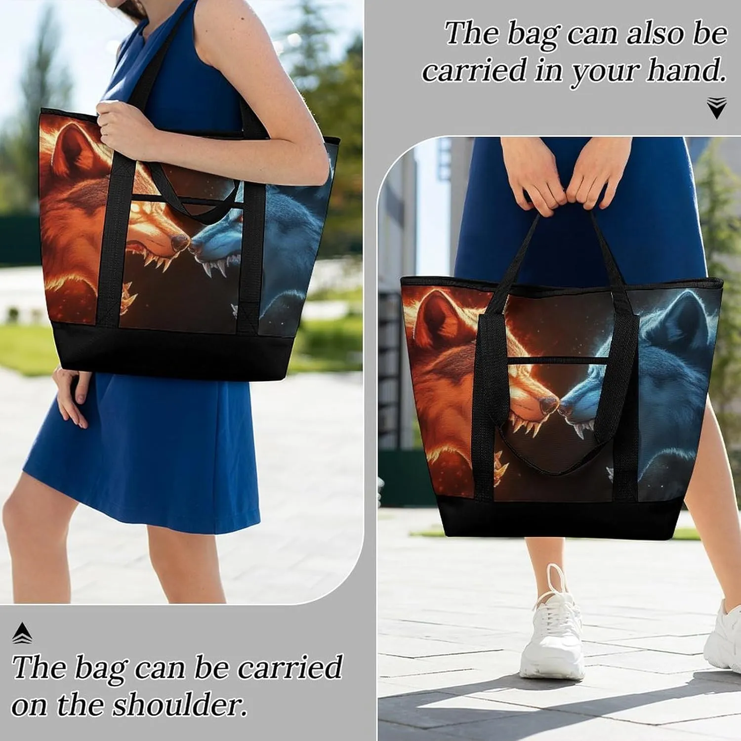 Fashionable Large Thermal Tote Bag Insulated Work/Commute Bag For Women & Men