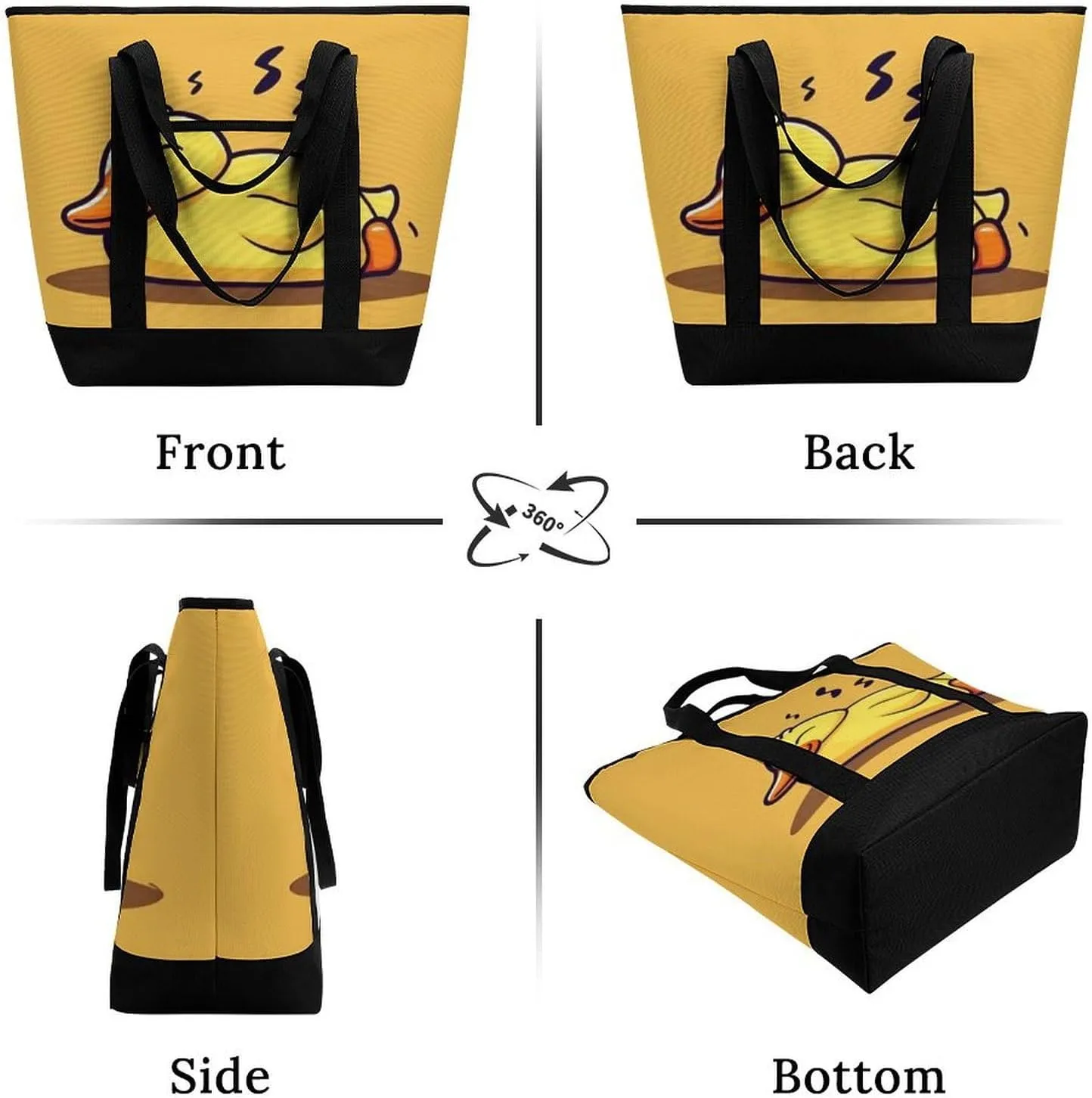 Fashionable Large Thermal Tote Bag Insulated Work/Commute Bag For Women & Men