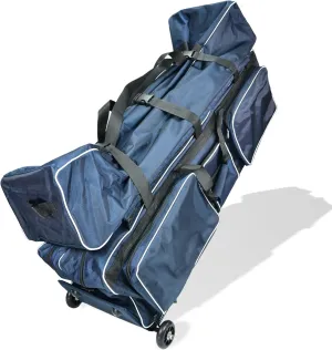 Fencing Bag with Wheels - Competition Draw-bar Rolling Fencing Bag - Fencing Bags with A High-Top Weapon Bag