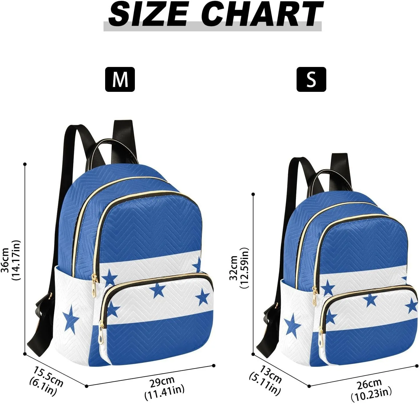 Flag Of Honduras Mini Backpack for Women, Travel Backpack Purse Daypack Shoulder Bag for Ladies