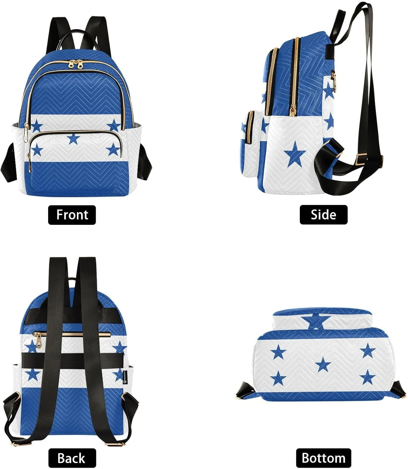 Flag Of Honduras Mini Backpack for Women, Travel Backpack Purse Daypack Shoulder Bag for Ladies