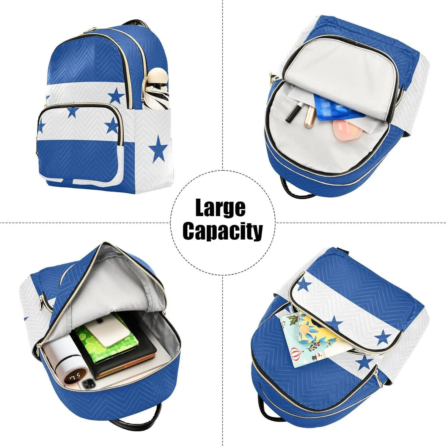 Flag Of Honduras Mini Backpack for Women, Travel Backpack Purse Daypack Shoulder Bag for Ladies