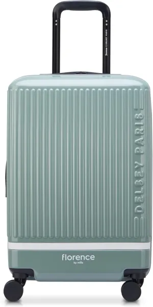 florence by mills Spin Me Away Hardside Expandable Luggage with Spinner Wheels, Sage Green, Carry-On 20 Inch