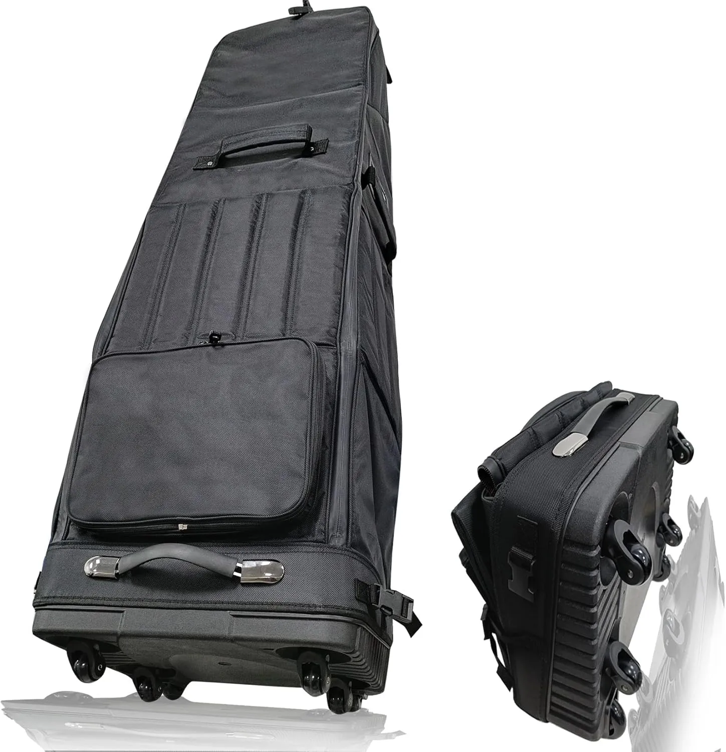 Foldable Golf Travel Bag with Silent Rolling Wheels, Waterproof Design, Ideal for Air Travel and Easy Storage