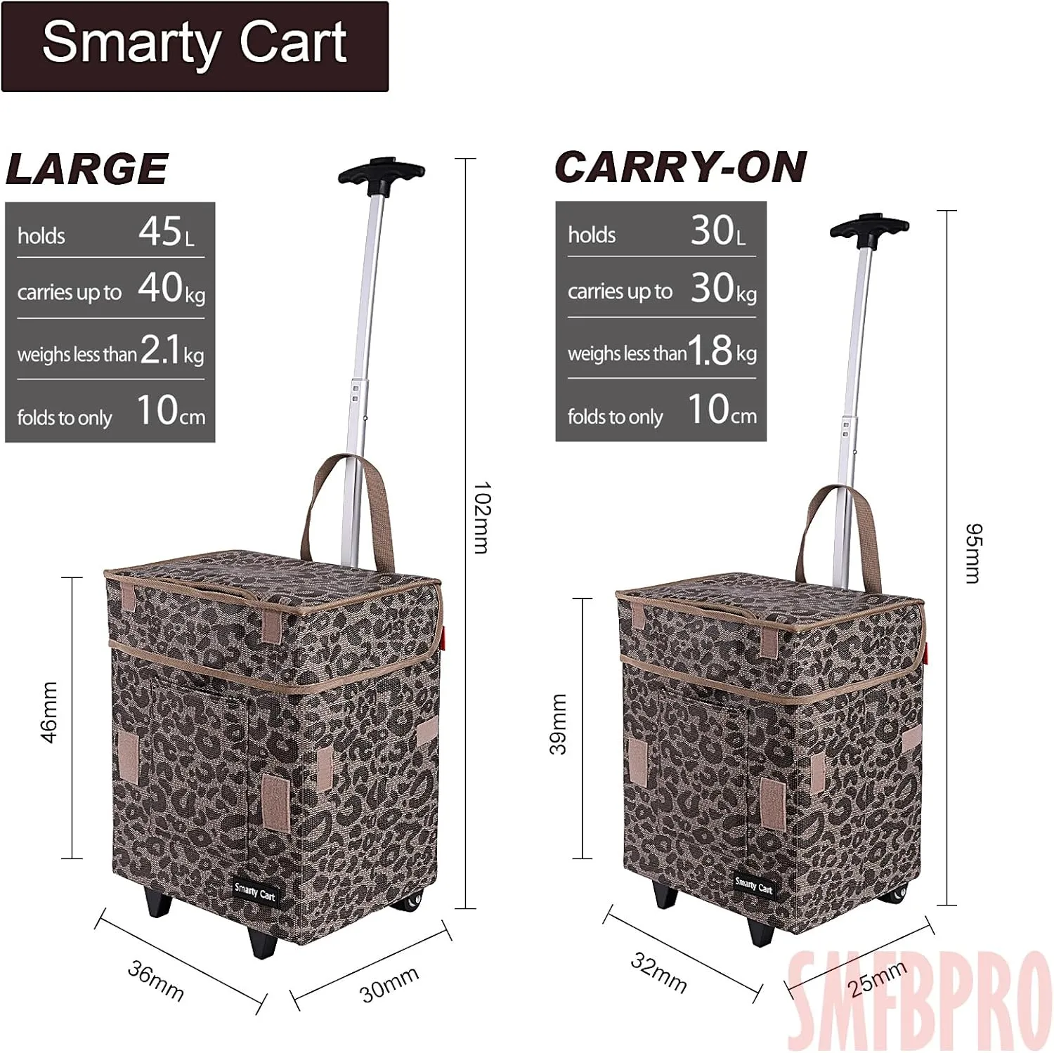 Folding Portable Rolling Crate Handcart，Smart Cart with Telescopic Handle, Collapsible Rolling Utility Basket Shopping for Supermarket Shopping、Teacher Shopping Moving Grocery