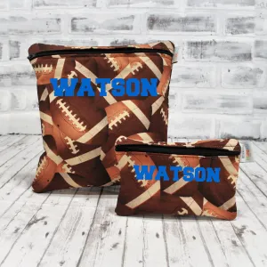 Football Food Safe Personalized Reusable Bag