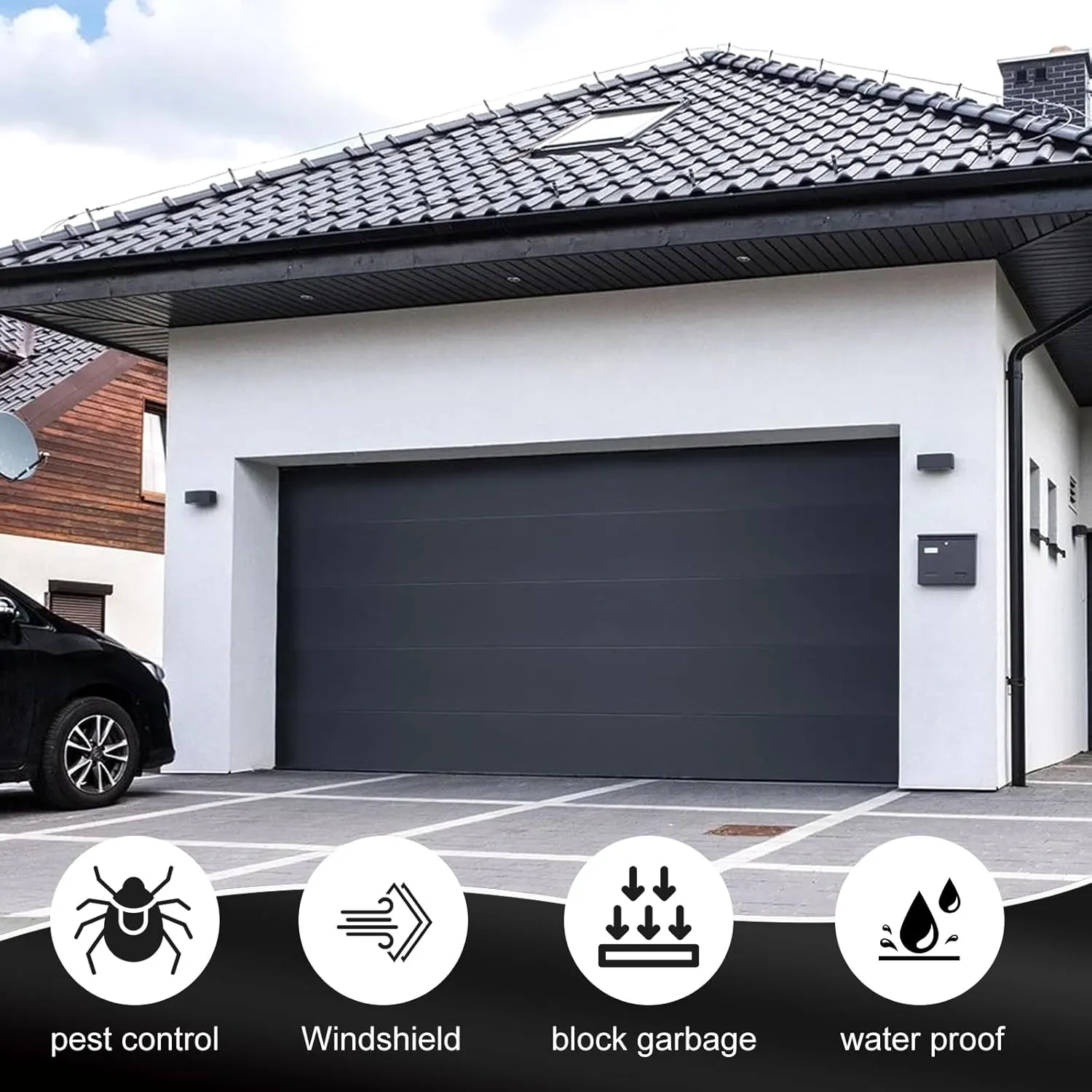 for Clopay Garage Door Rubber Bottom Weather Seal 20ft