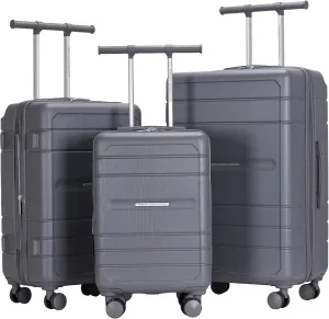 French Connection Le Voyage Luggage, Quiet Shade, 3 Piece Set