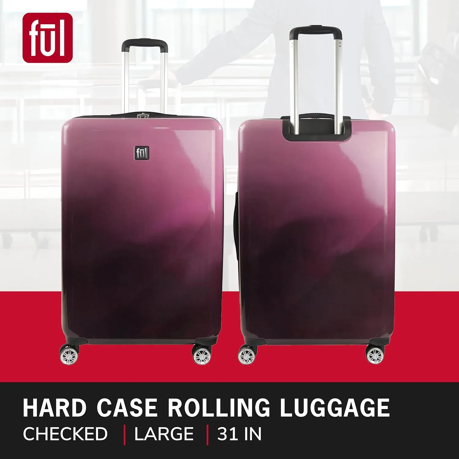 FUL Ombre, Pink, 31 Inch