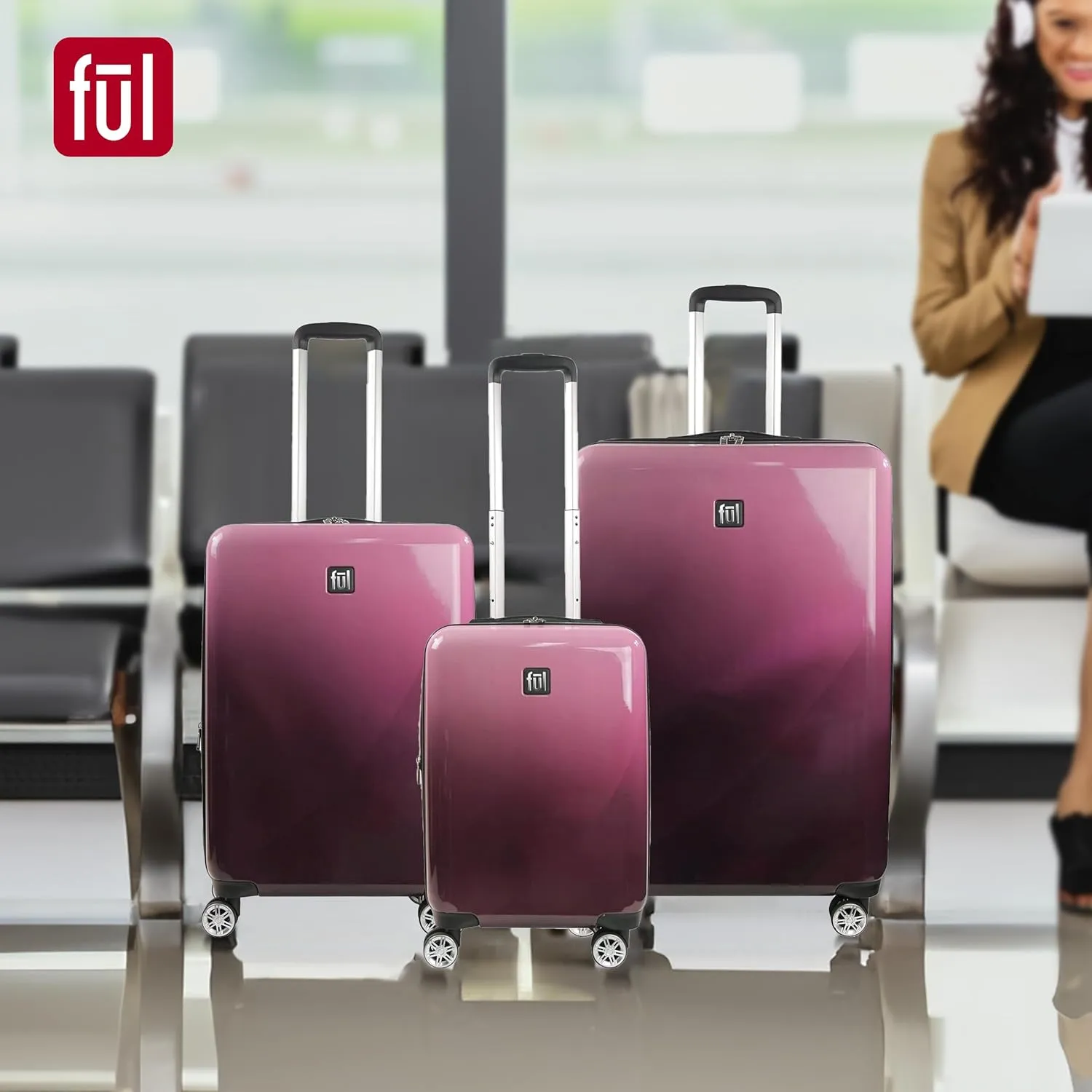 FUL Ombre, Pink, 31 Inch