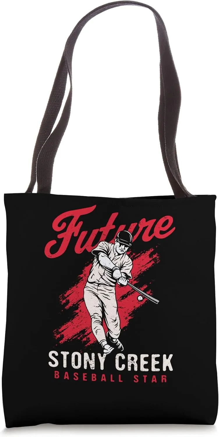 Future Stony Creek Baseball Star Baseball Player Tote Bag