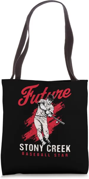 Future Stony Creek Baseball Star Baseball Player Tote Bag