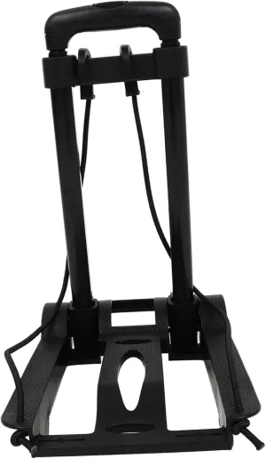 Gadpiparty Collapsible Shopping Cart Travel Cart Sturdy Construction Portable Convenient Wheels