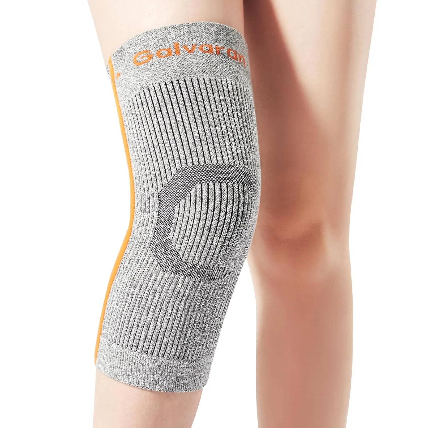 Galvaran Compression Knee Brace for Women & Men – Knee Support Sleeve for ACL, MCL, Meniscus Pain Relief, Joint Swelling & Injury Recovery | Skin-Friendly Anti-Slip Design | Daily Use & Sports