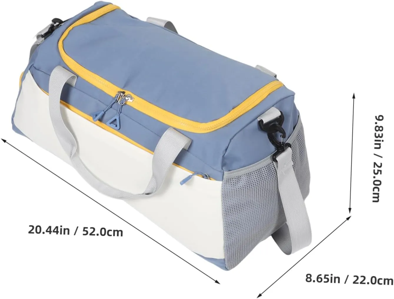 GANAZONO Men's Gym Bag Wet Dry Compartment Duffel Bag for Sports Travel for Portable Storage