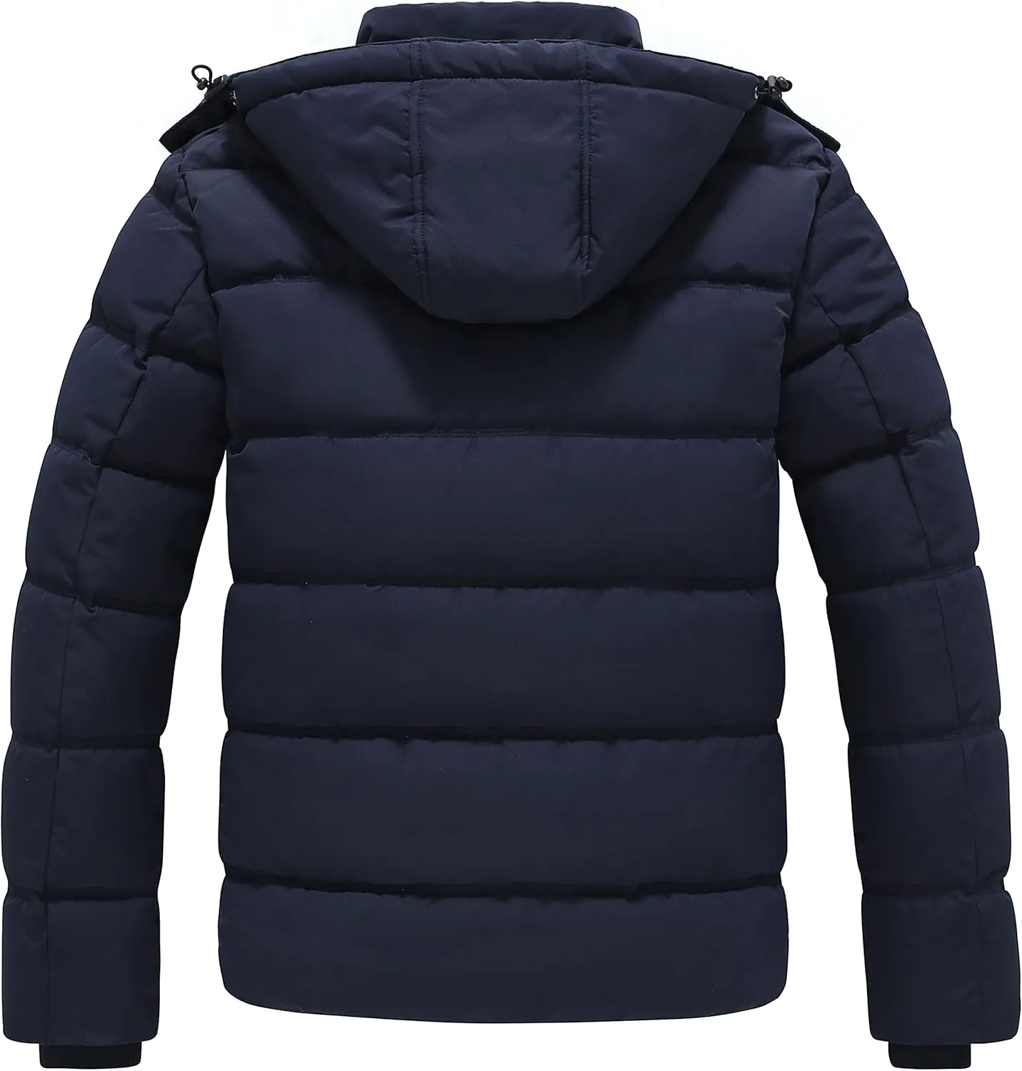 GGleaf Men's Hooded Winter Coat Warm Puffer Jacket Thicken Quilted Jacket