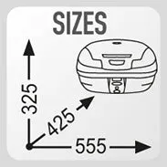Givi E470NT Monolock Top Box (47 litre)