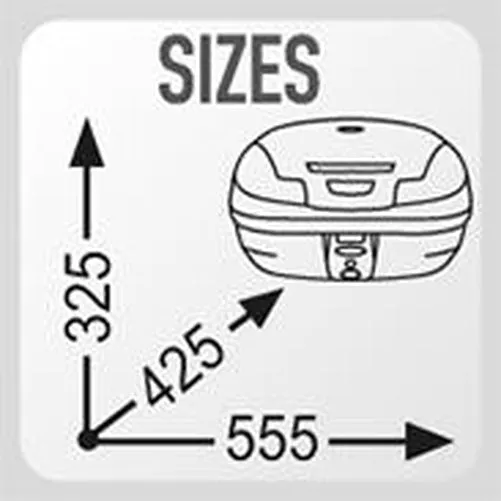 Givi E470NT Monolock Top Box (47 litre)
