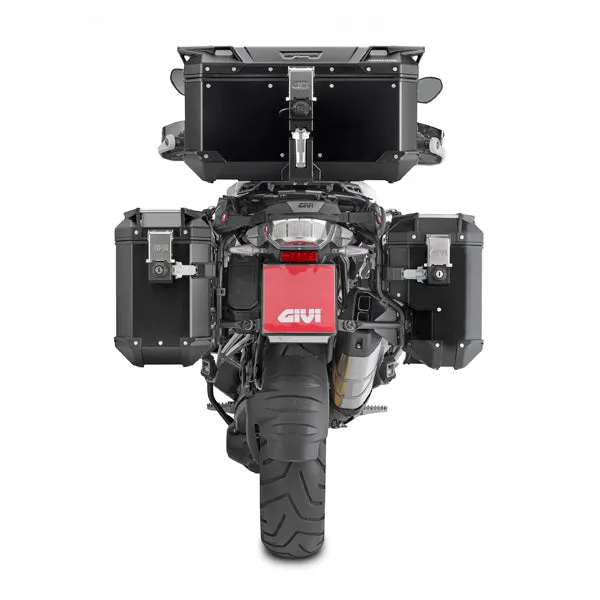 Givi Trekker Outback EVO 37 & 33 lt (contoured) Cam-Side Black (pair)