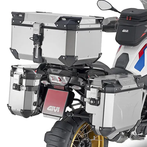 Givi Trekker Outback EVO 37 lt Cam-Side Case Silver (single)