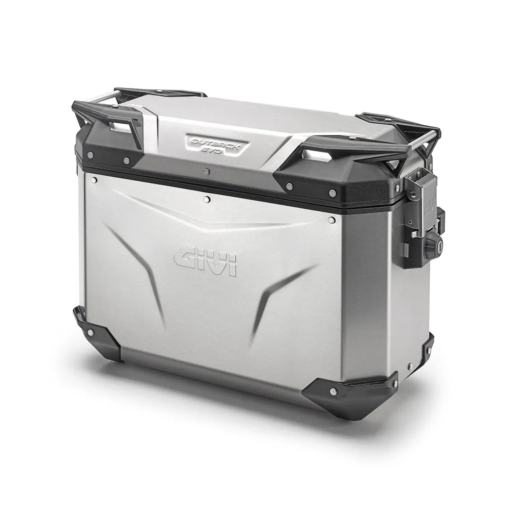 Givi Trekker Outback EVO 37 lt Cam-Side Cases Silver (pair)