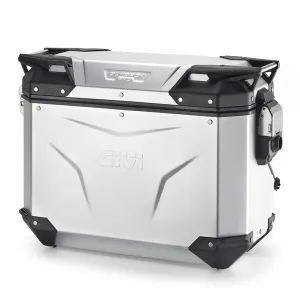Givi Trekker Outback Evo Smart 37 lt Cam-Side Case Anodized (single)