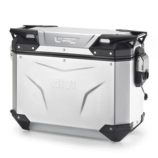 Givi Trekker Outback Evo Smart 37 lt Cam-Side Case Anodized (single)