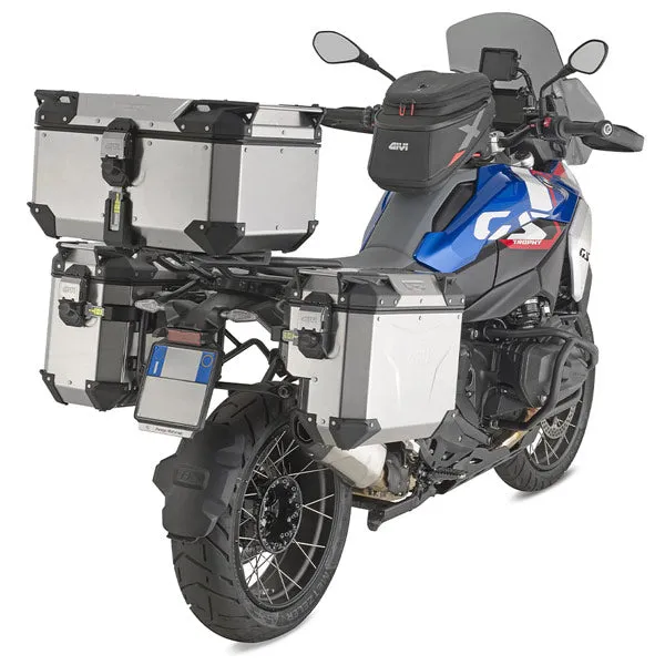 Givi Trekker Outback Evo Smart 37 lt Cam-Side Case Anodized (single)