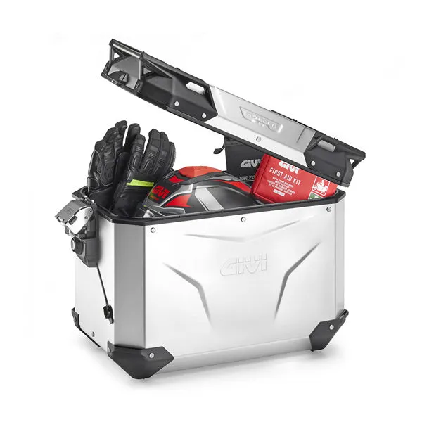 Givi Trekker Outback Evo Smart 48 lt Cam-Side Case Anodized (single)