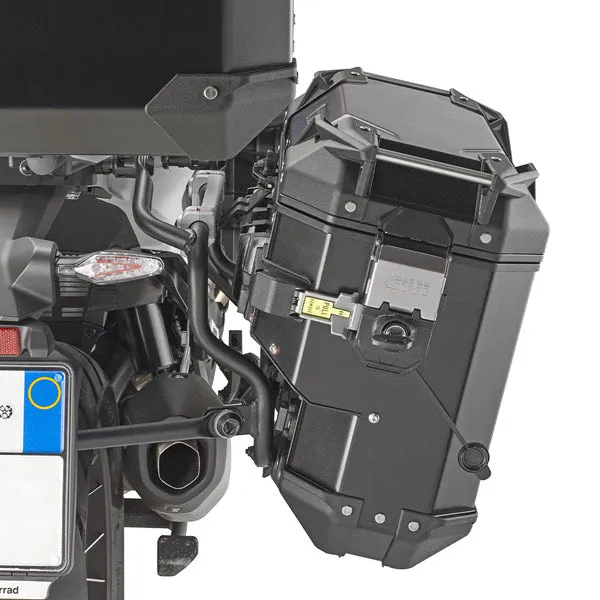 Givi Trekker Outback Evo Smart Contoured 33 lt Cam-Side Cases Silver Black