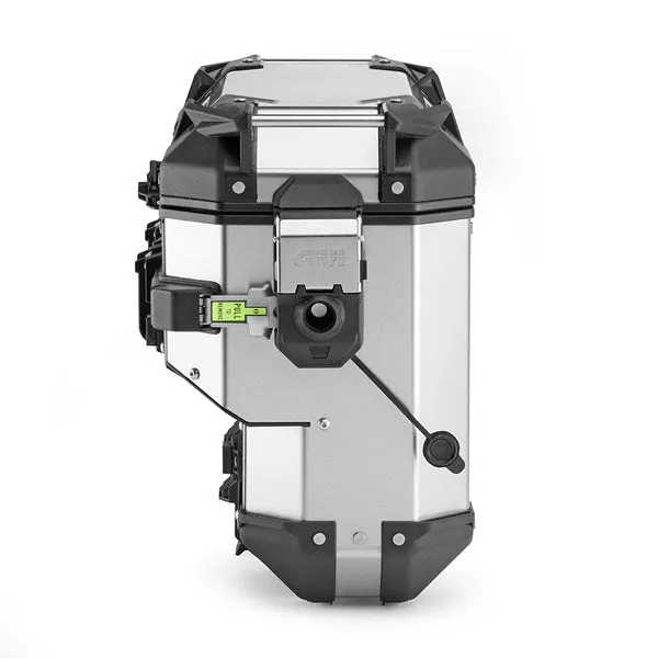 Givi Trekker Outback Evo Smart Contoured 33 lt Cam-Side Cases Silver Natural