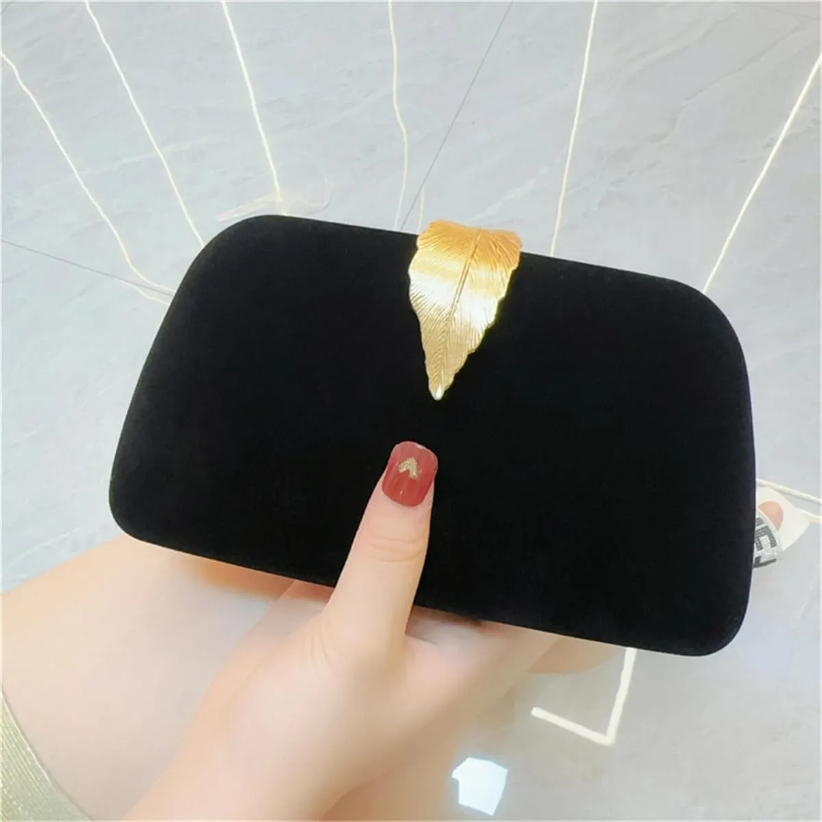 Glitter Clutch Purses for Women Elegant Evening Bag for Parties, Weddings,Gold Clutch Purse