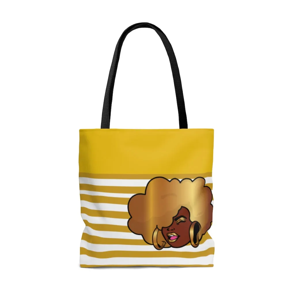 Golden Tote Bag
