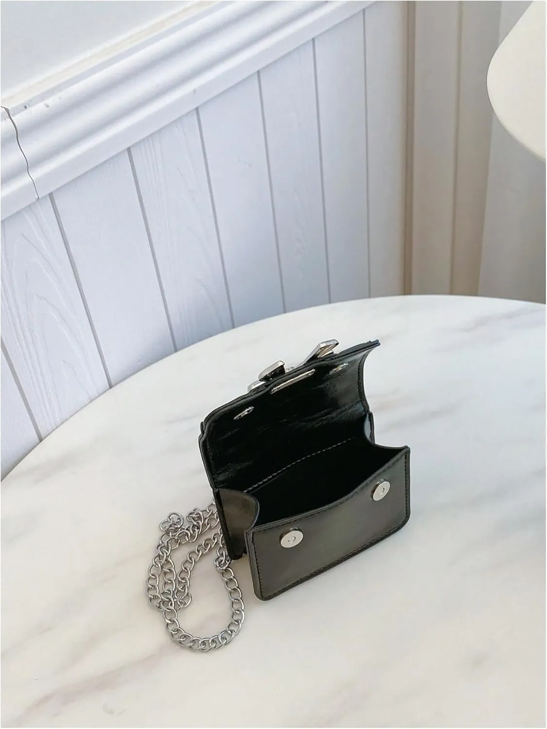 GORGLITTER Women's Bow Purse PU Leather Crossbody Bag Trendy Shoulder Handbag