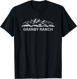 Granby Ranch Colorado Ski Resort Mountain Silhouette T-Shirt
