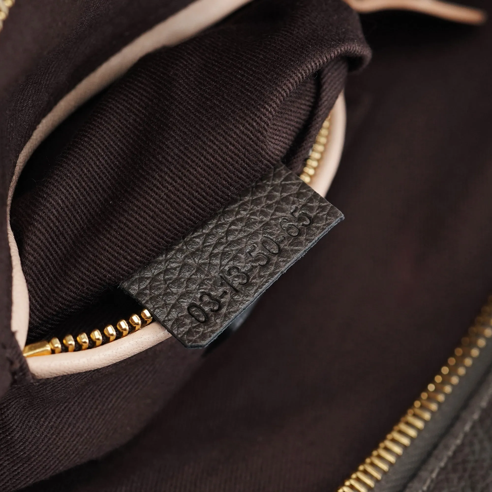 Gray Leather Paraty 2-Way Shoulder Bag