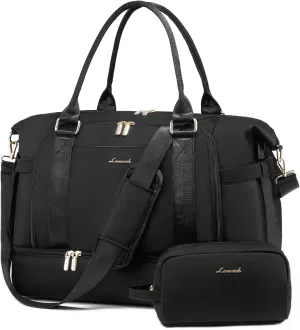 Gym Bag for Women LOVEVOOK Travel Duffel Bag with USB Charging Port,Weekender Bags for Women with Shoe Compartment,Carry on Overnight Bag with Toiletry Bag,Hospital Bags for Labor and Deliver