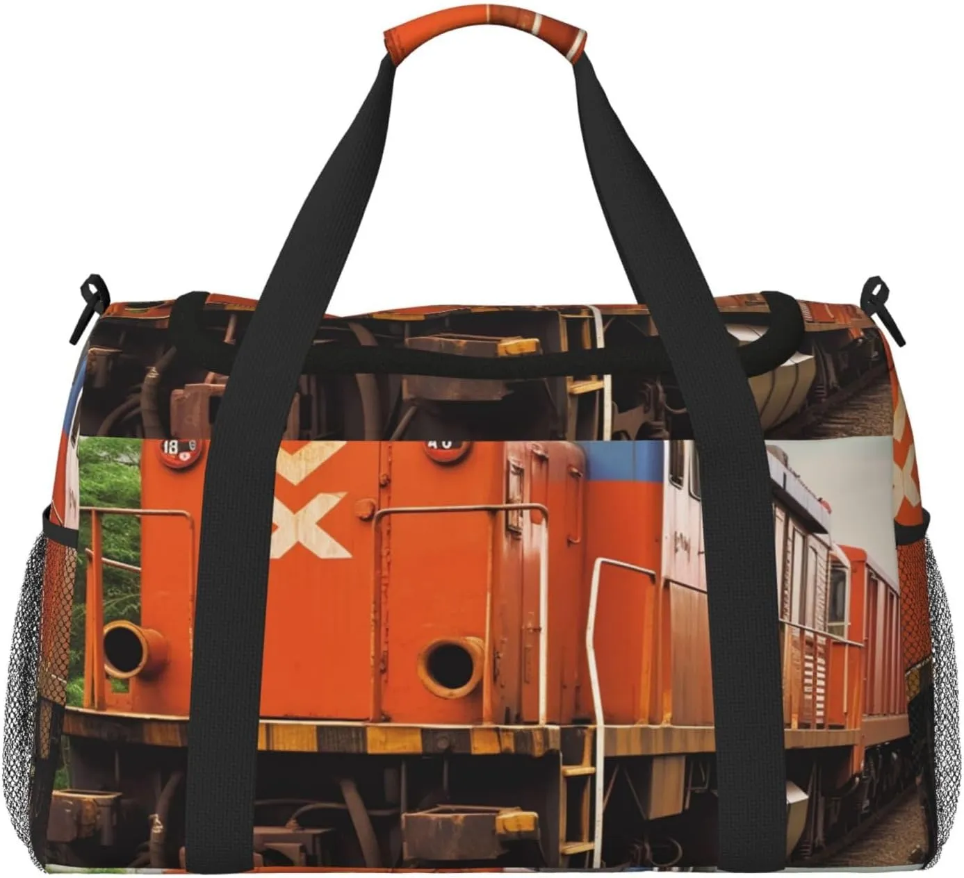Gym Bag Train Duffel Bag for Men Women Travel Overnight Bag with Shoe Compartment Workout Bags
