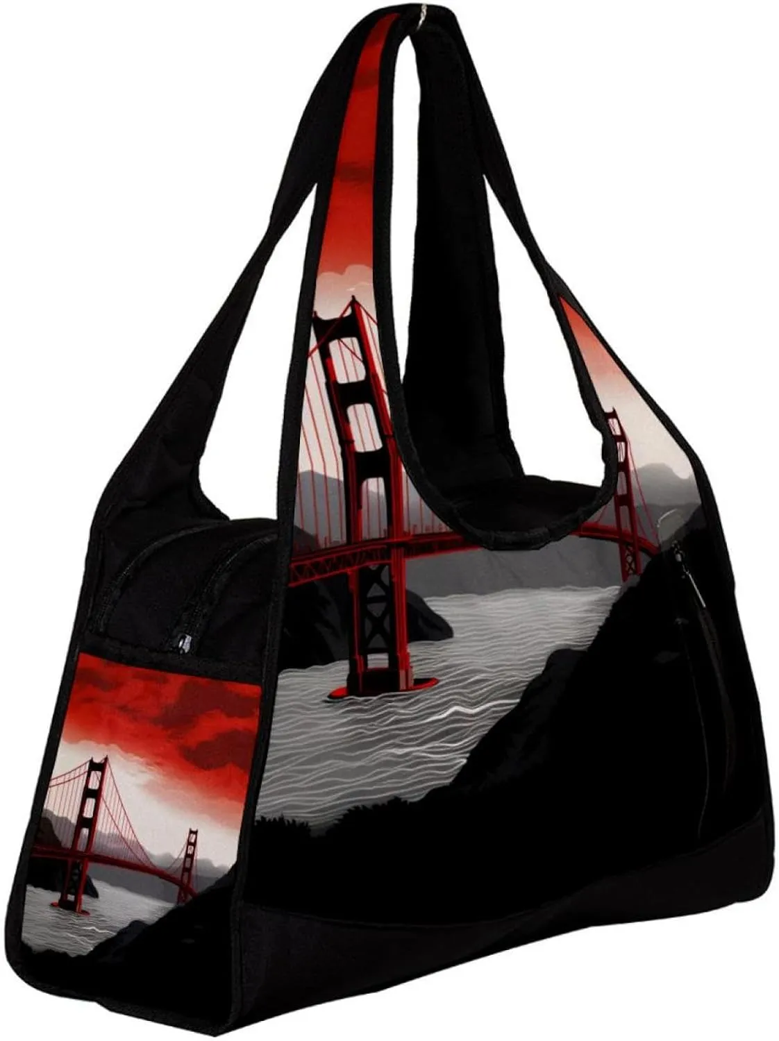 Gym Bags for Men,Travel Duffel Bags for Women,Bridge,Workout Bag