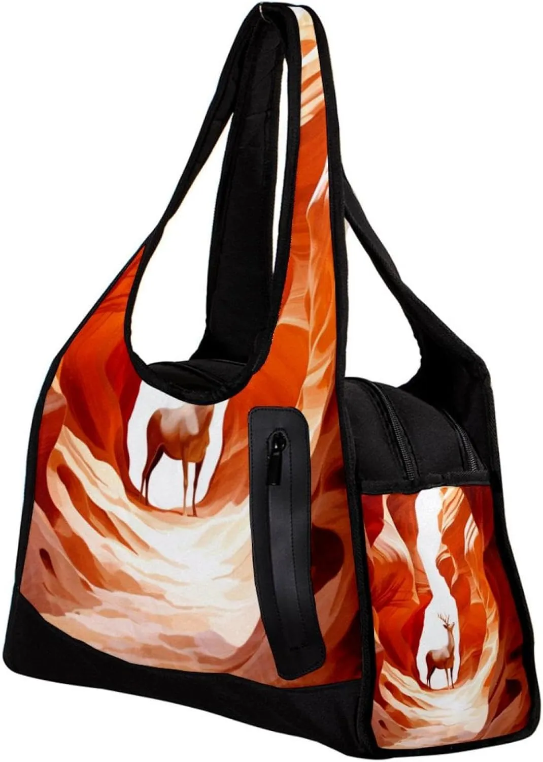 Gym Bags for Men,Travel Duffel Bags for Women,Desert Adventure Scenery Mountains,Workout Bag