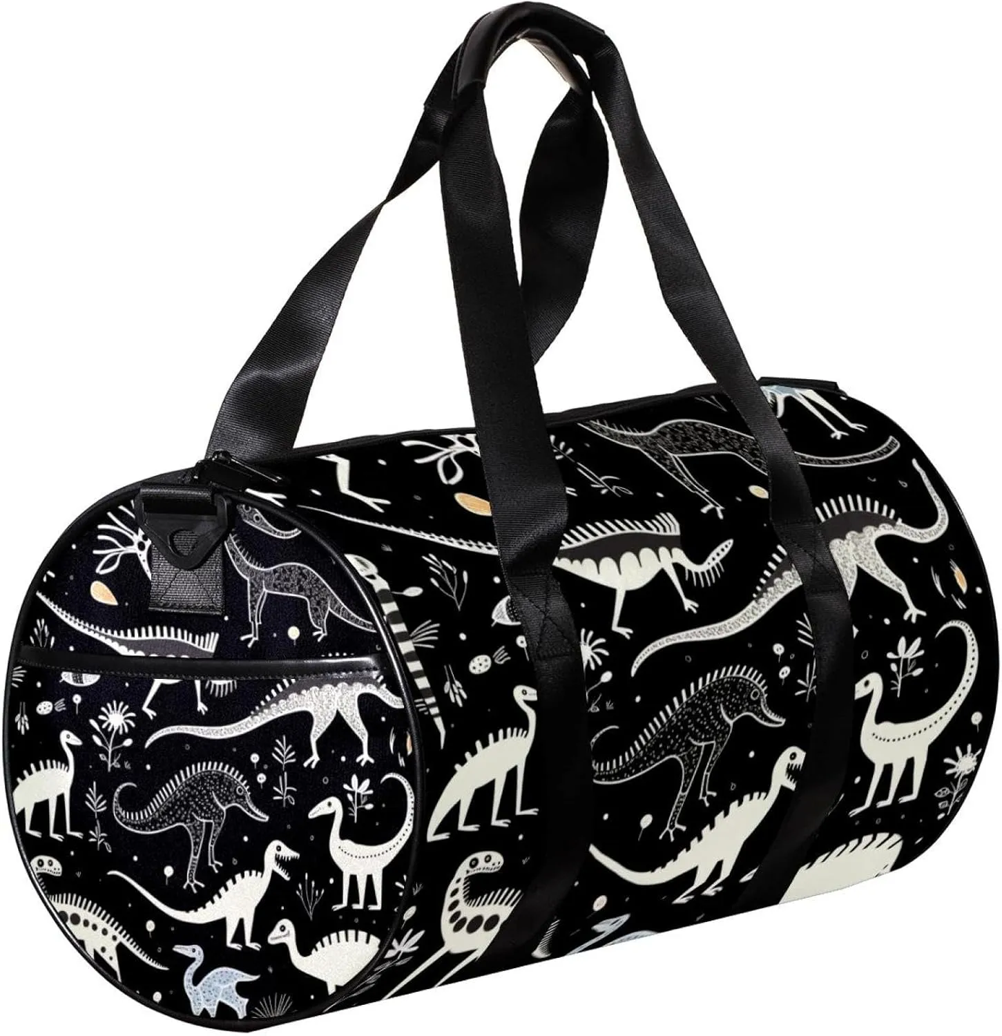 Gym Bags for Men,Travel Duffel Bags for Women,Dinosaur Eggs Bones Skeletons,Workout Bag
