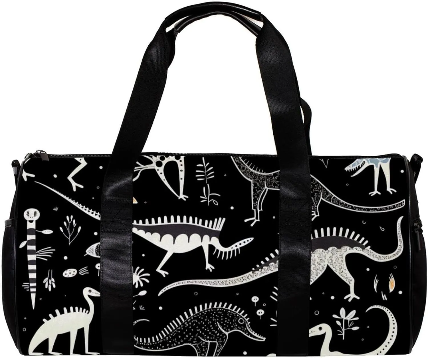 Gym Bags for Men,Travel Duffel Bags for Women,Dinosaur Eggs Bones Skeletons,Workout Bag
