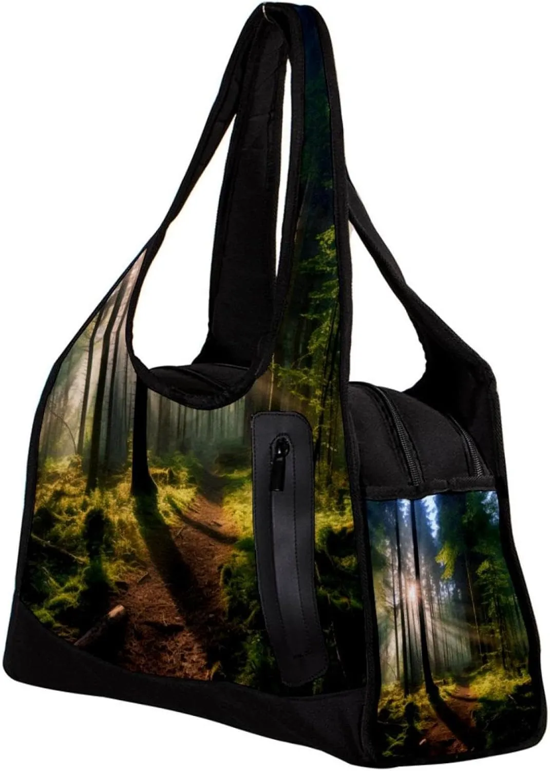 Gym Bags for Men,Travel Duffel Bags for Women,Forest Trees Nature Sunlight,Workout Bag