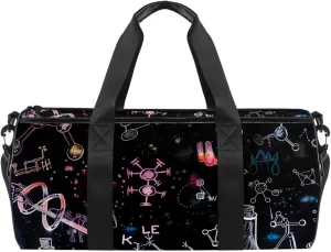 Gym Bags for Men,Travel Duffel Bags for Women,Science Theme Chemistry,Workout Bag