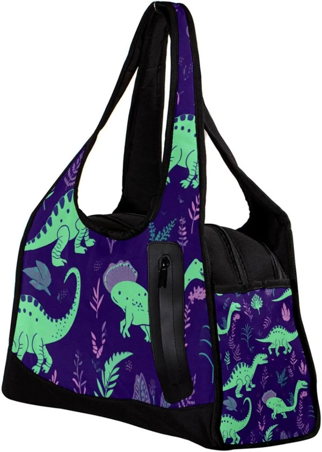 Gym Bags for Women,Duffle Bag for Travel,Cartoon Green Dinosaur,Gym Bag for Men