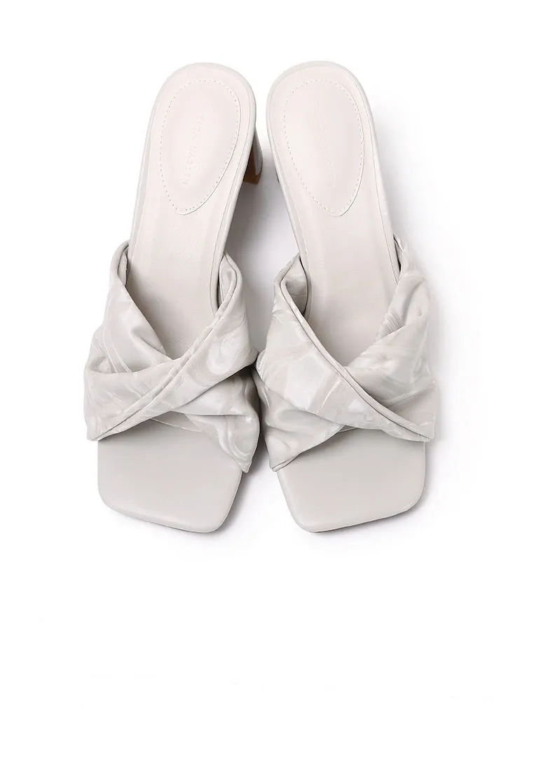 Hailey Slip Ons Mules (Bone)