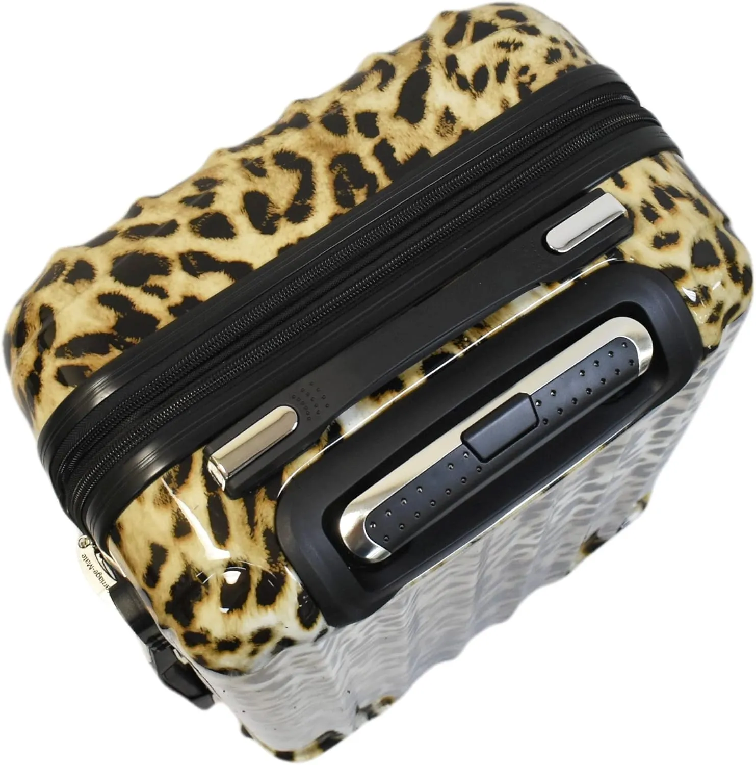 Hardside Expandable Luggage with Spinner Wheels, TSA Lock (Leopard)